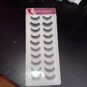 9 pairs of handmade false lashes